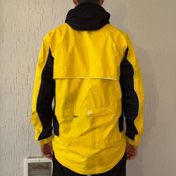 Novara (REI) Men's Cycling Waterproof Shell Medium Yellow - Picture 3 of 8
